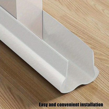 93Cm Home Multipurpose Flexible Door Bottom Sealing Strip Thicken PVC Adhesive Anti-Wind Guard Draft Sealer